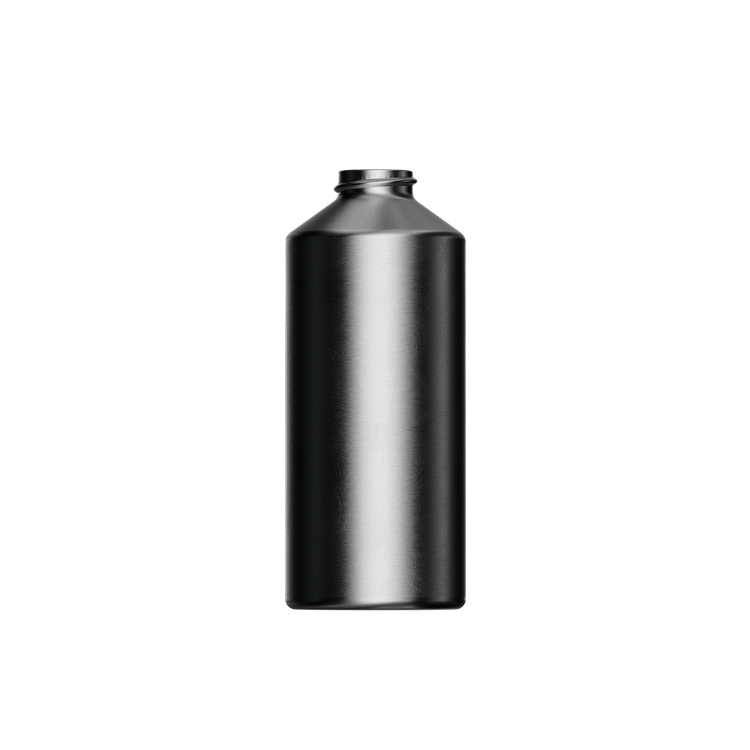 raw aluminum bottle for sustainable body wash